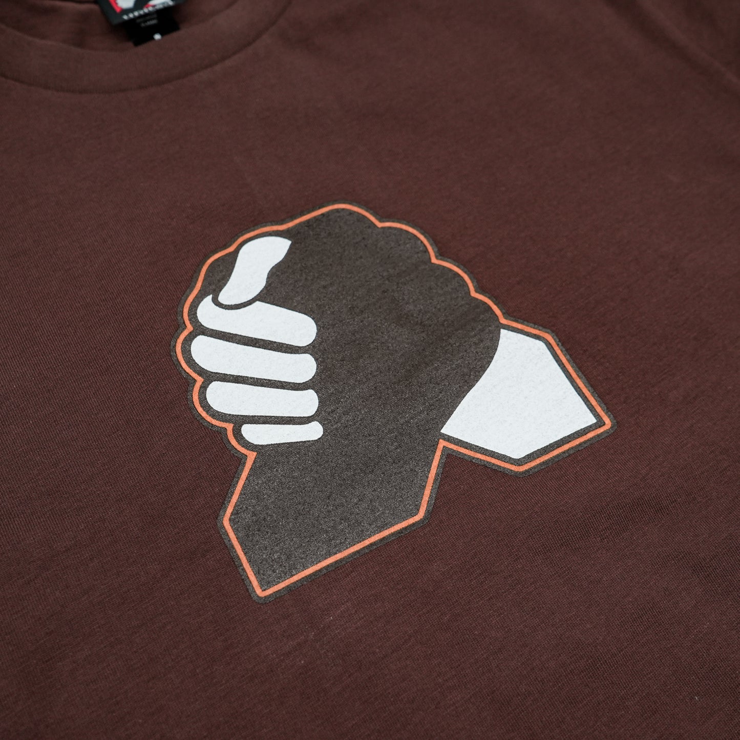 Hands Tee - Chocolate
