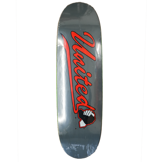 Script Deck (Football Shape) - Grey/Red