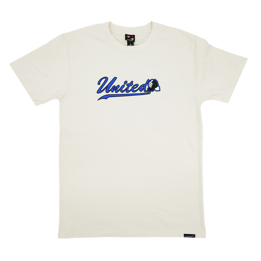 Script Tee - Creme